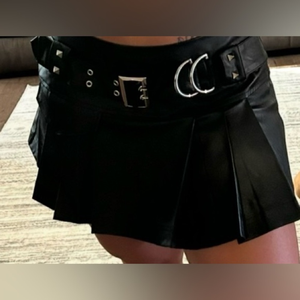🌸NWT Dark In Love Mini Skirt - Picture 2 of 10